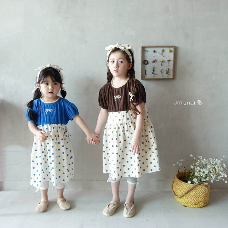 Jm Snail - Korean Children Fashion - #littlefashionista - Satorini Dot One-Piece