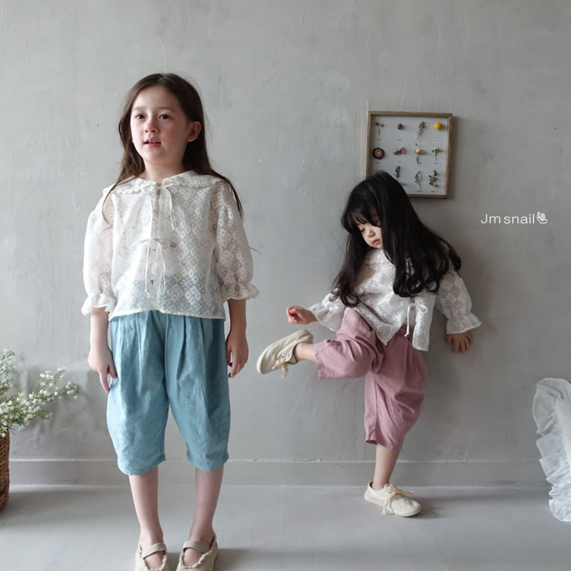 Jm Snail - Korean Children Fashion - #Kfashion4kids - Jug Baggy Cropped Shorts - 4