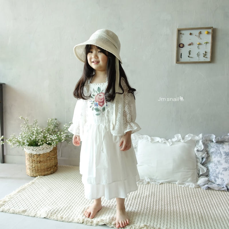 Jm Snail - Korean Children Fashion - #magicofchildhood - Rose Apron One-Piece - 11