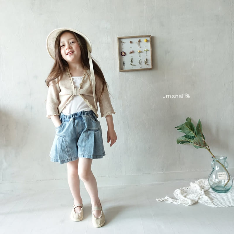 Jm Snail - Korean Children Fashion - #minifashionista - Lace Rib Sleeveless Tee - 11