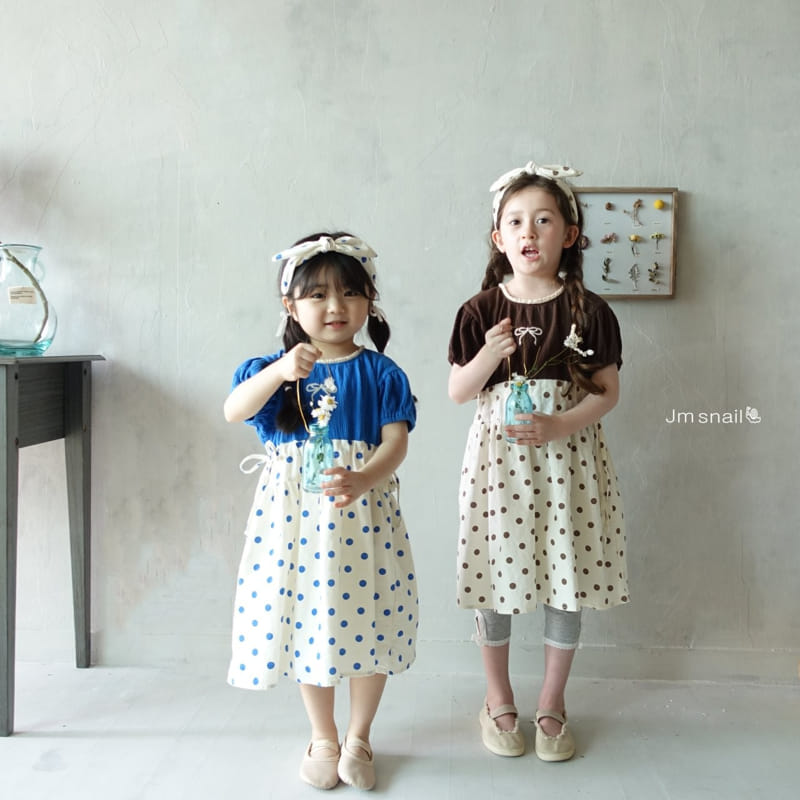 Jm Snail - Korean Children Fashion - #minifashionista - Satorini Dot One-Piece - 3