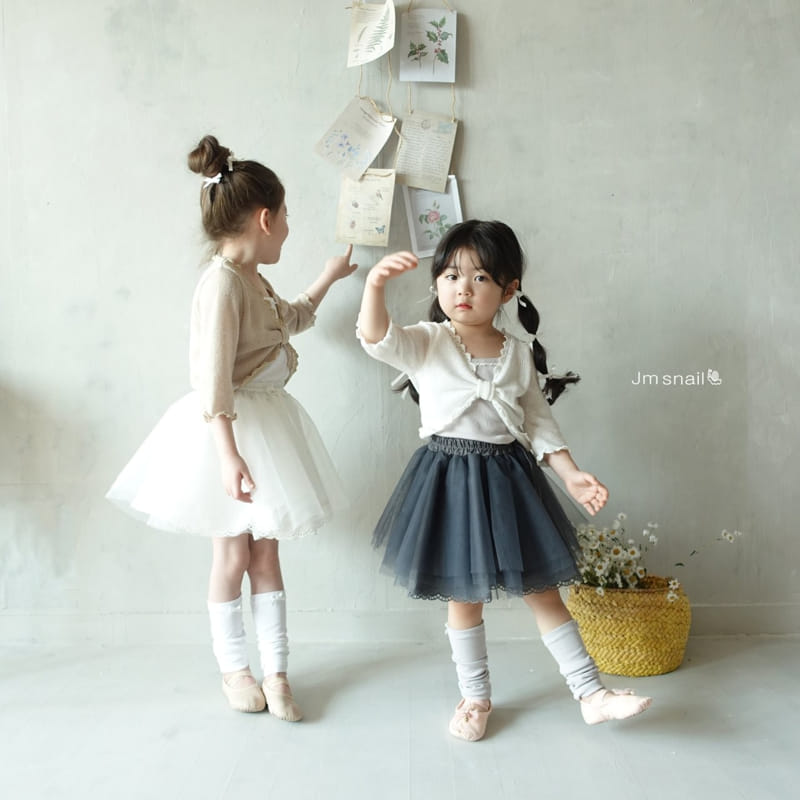 Jm Snail - Korean Children Fashion - #minifashionista - Flare Ballet Core Mesh Skirt - 8