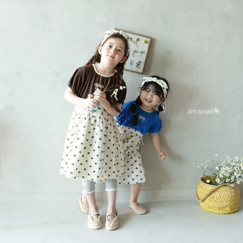 Jm Snail - Korean Children Fashion - #minifashionista - Satorini Dot One-Piece - 4