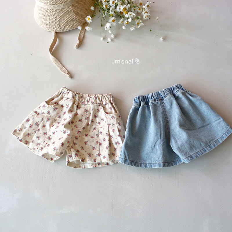 Jm Snail - Korean Children Fashion - #prettylittlegirls - Wrinkle Flower Skirt Shorts - 11