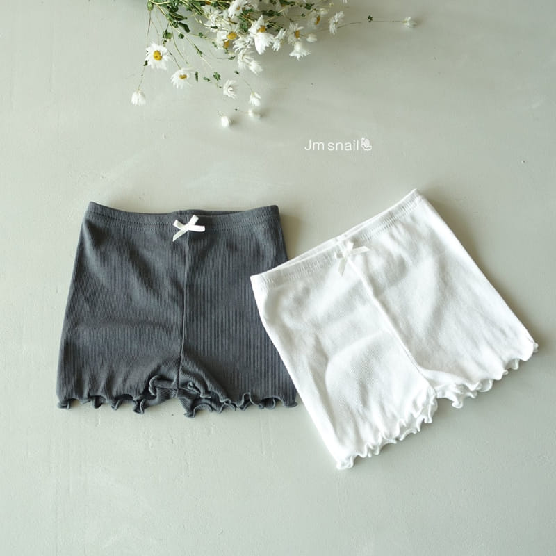 Jm Snail - Korean Children Fashion - #toddlerclothing - Rib Under Shorts