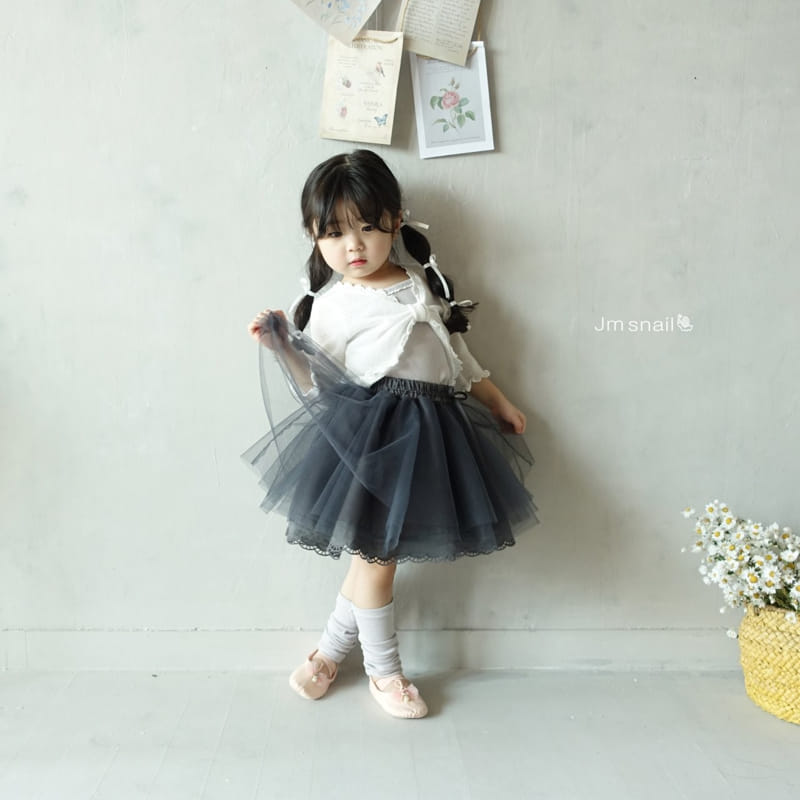 Jm Snail - Korean Children Fashion - #toddlerclothing - Flare Ballet Core Mesh Skirt - 11