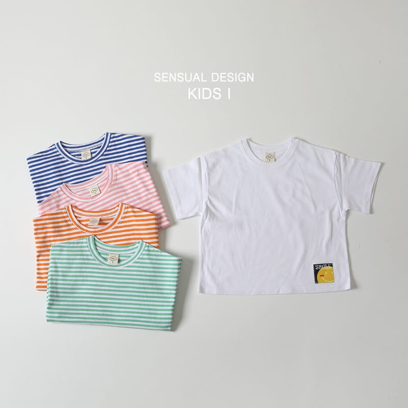 Kids i - Korean Children Fashion - #kidsshorts - One Plus One Smile ST Tee - 5