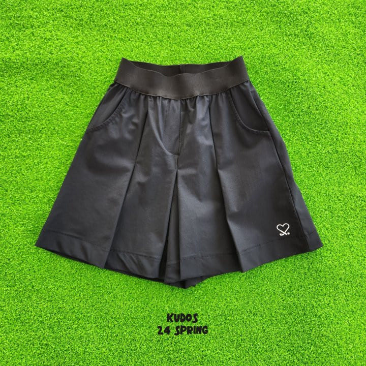 Kudos - Korean Children Fashion - #Kfashion4kids - Love Golf Pleats Skirt Pants