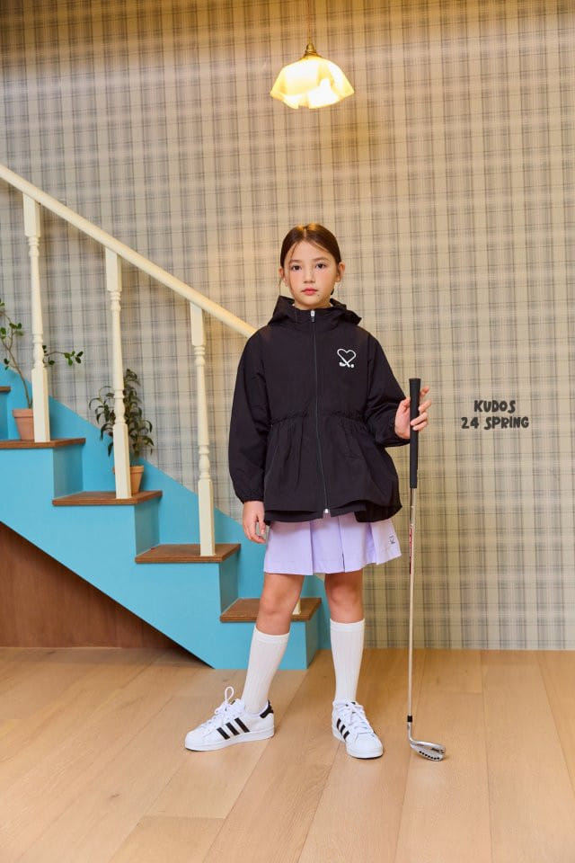 Kudos - Korean Children Fashion - #childofig - Love Golf Shirring Jacket - 2