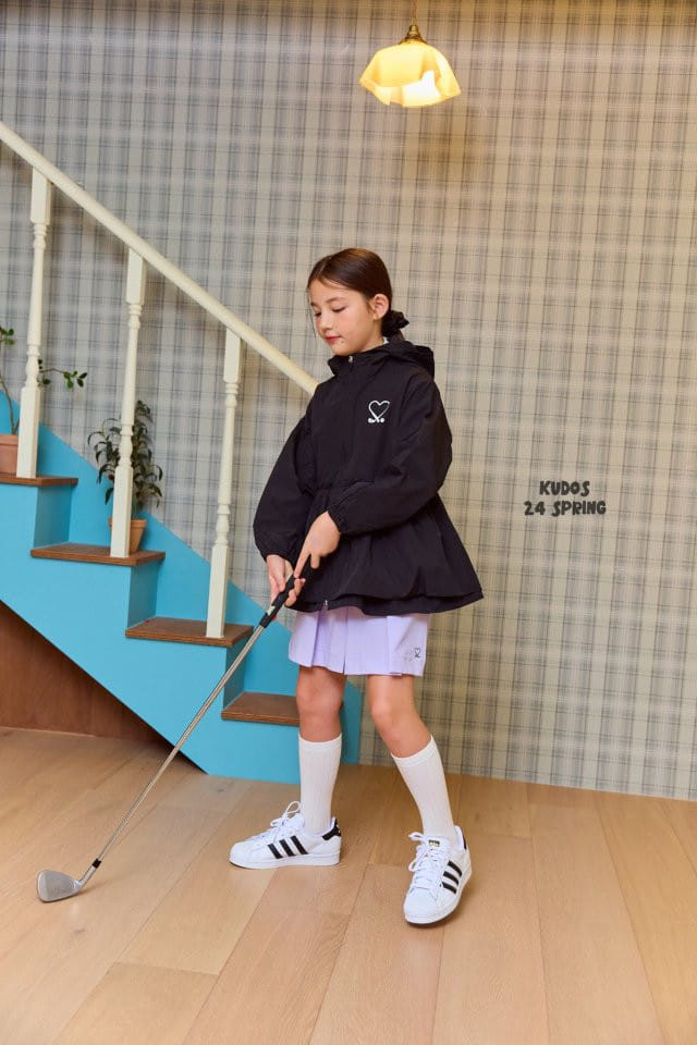Kudos - Korean Children Fashion - #childrensboutique - Love Golf Shirring Jacket - 4