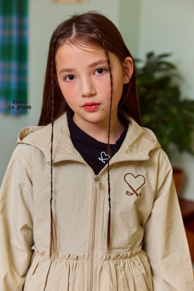 Kudos - Korean Children Fashion - #kidsshorts - Love Golf Shirring Jacket - 7