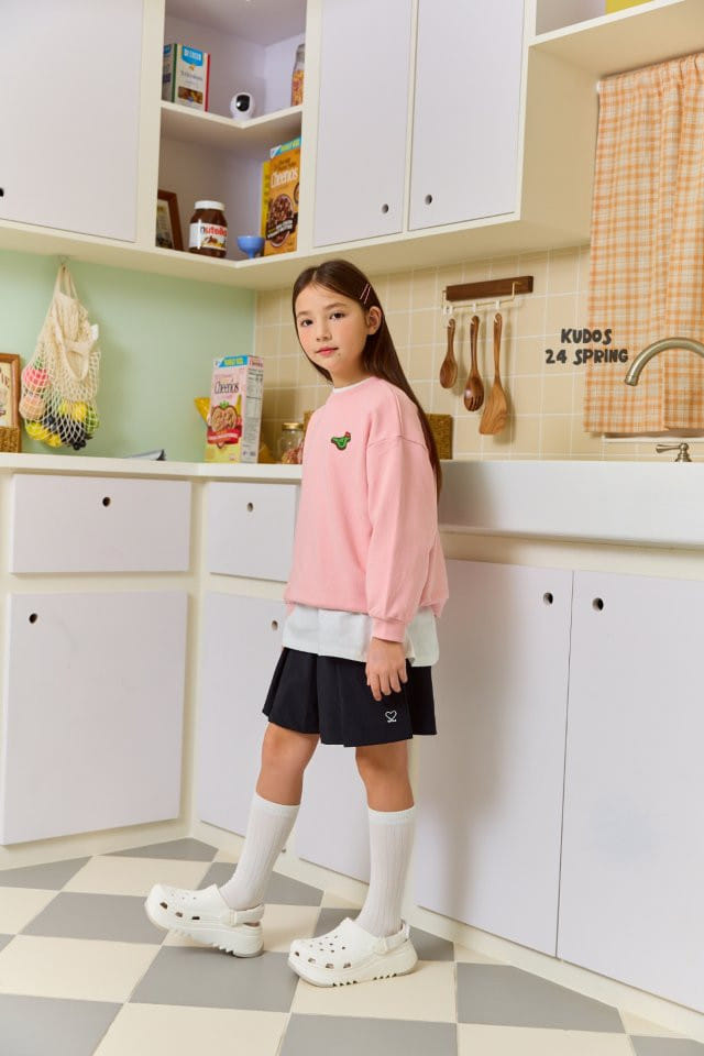 Kudos - Korean Children Fashion - #magicofchildhood - Love Golf Pleats Skirt Pants - 3