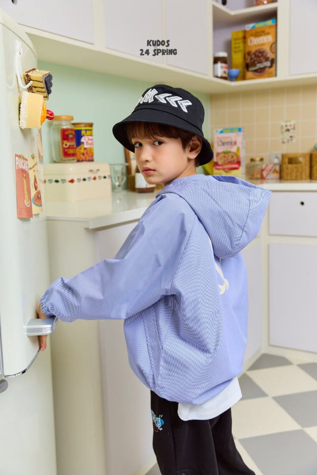 Kudos - Korean Children Fashion - #magicofchildhood - Love Golf Hoody Anorak - 10