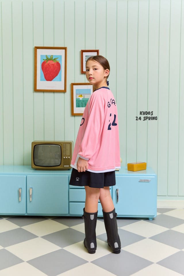 Kudos - Korean Children Fashion - #stylishchildhood - Love Golf Pleats Skirt Pants - 8