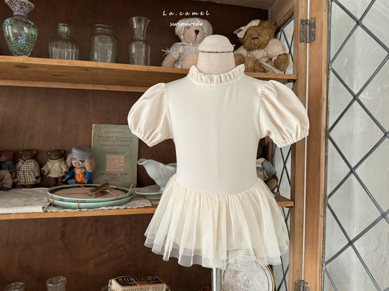 La Camel - Korean Baby Fashion - #babyboutiqueclothing - Ballet Swim Suit - 4