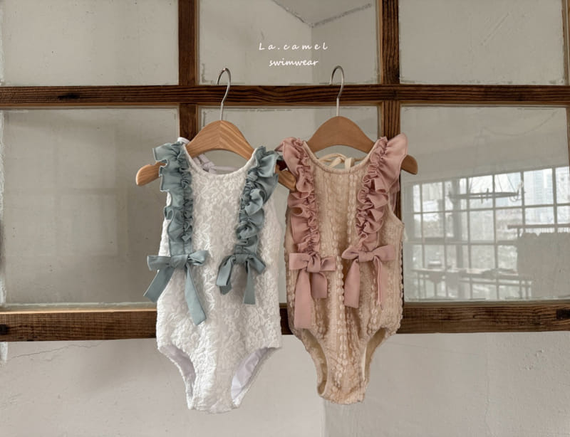 La Camel - Korean Baby Fashion - #babygirlfashion - Angel Swim Suit