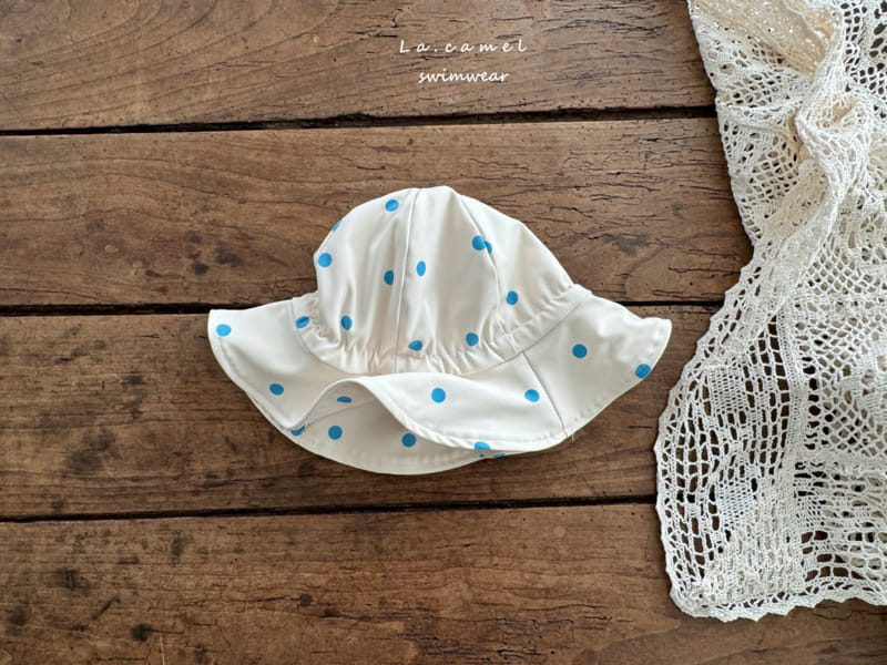 La Camel - Korean Baby Fashion - #babylifestyle - Dot Swim Hat
