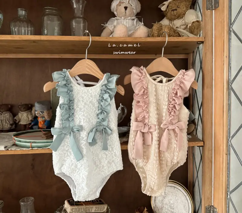 La Camel - Korean Baby Fashion - #babyoninstagram - Angel Swim Suit - 3