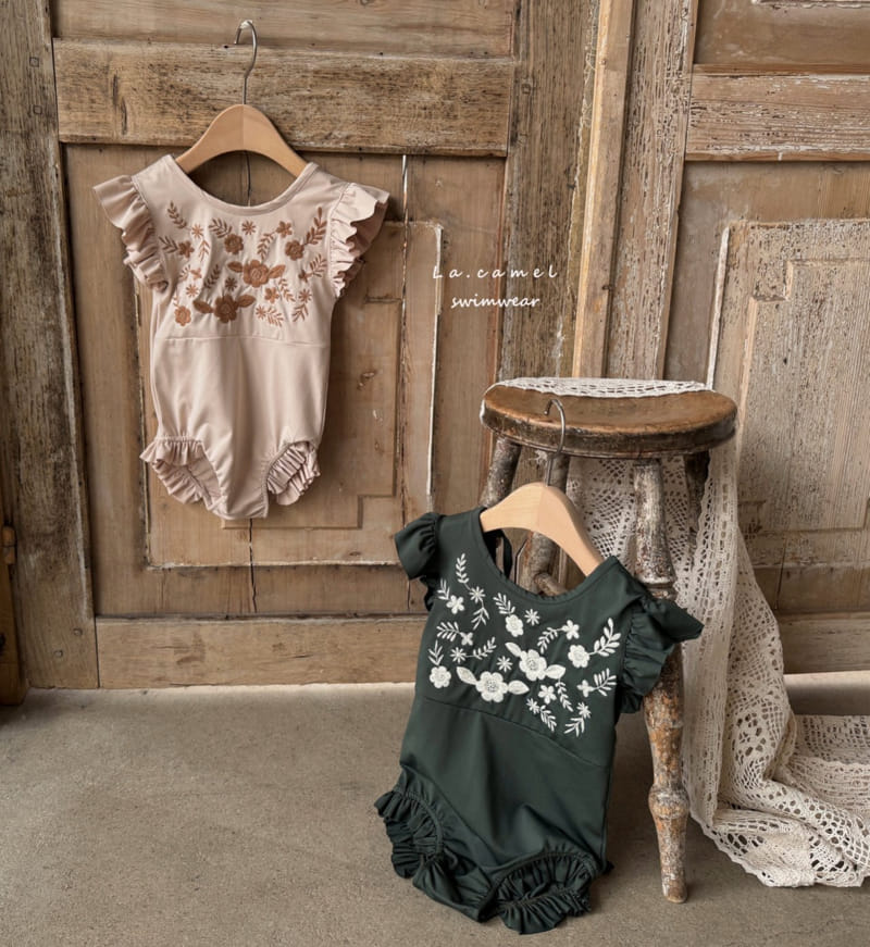 La Camel - Korean Baby Fashion - #onlinebabyboutique - Su Su Swim Suit - 2