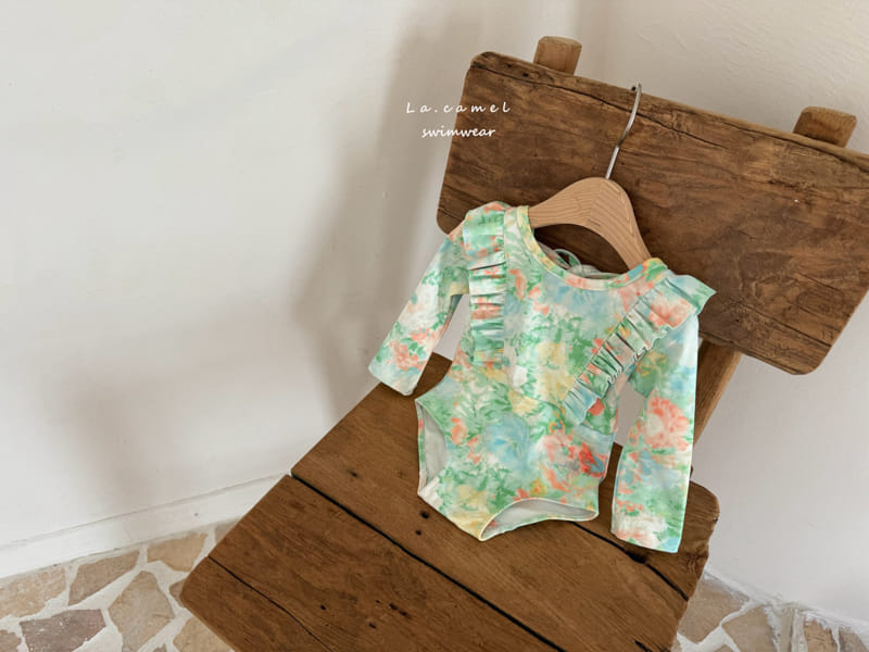 La Camel - Korean Baby Fashion - #onlinebabyboutique - Mone Swim Suit