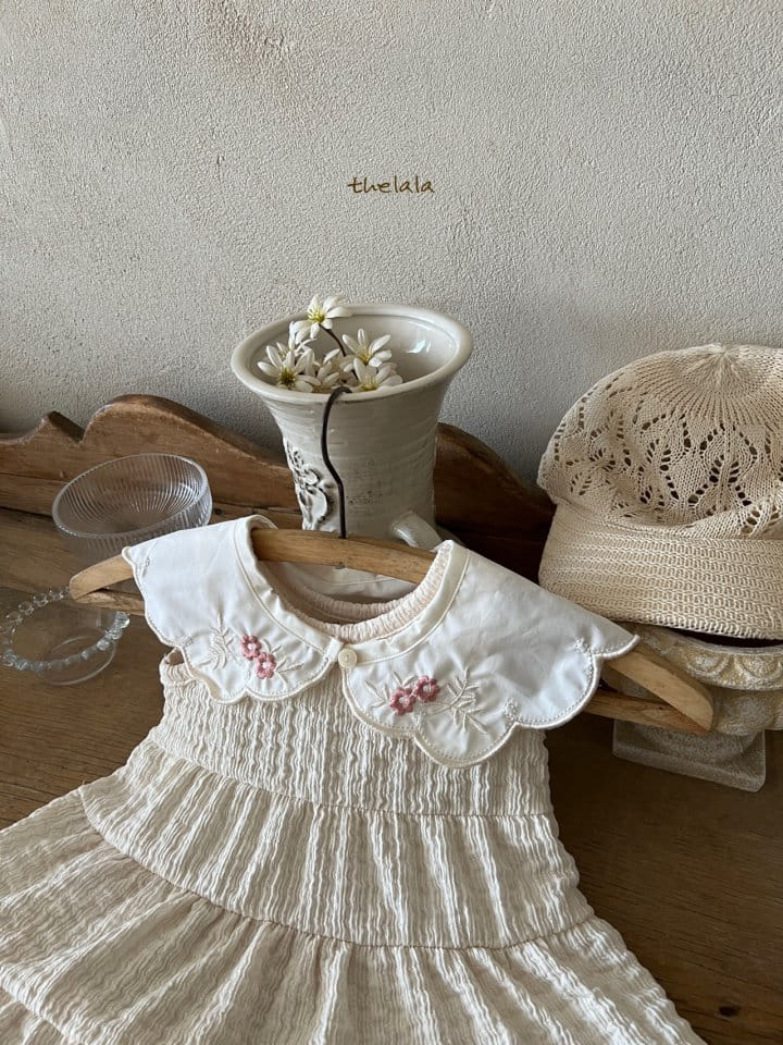 Lala - Korean Baby Fashion - #babyboutique - Embroidery Flower Cape - 8