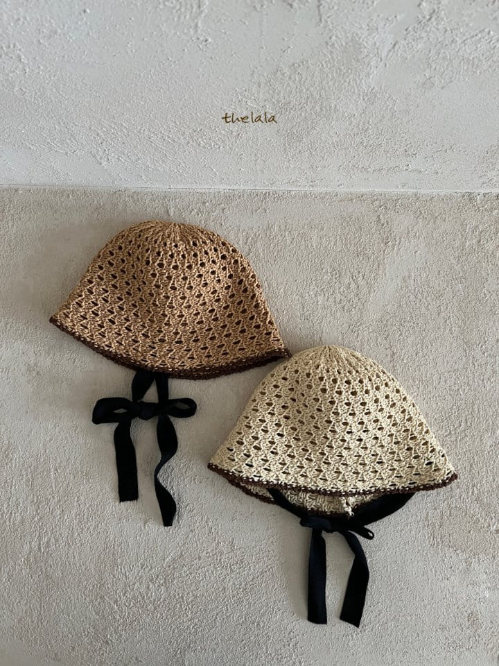 Lala - Korean Baby Fashion - #babyboutique - Line String Bonnet - 2