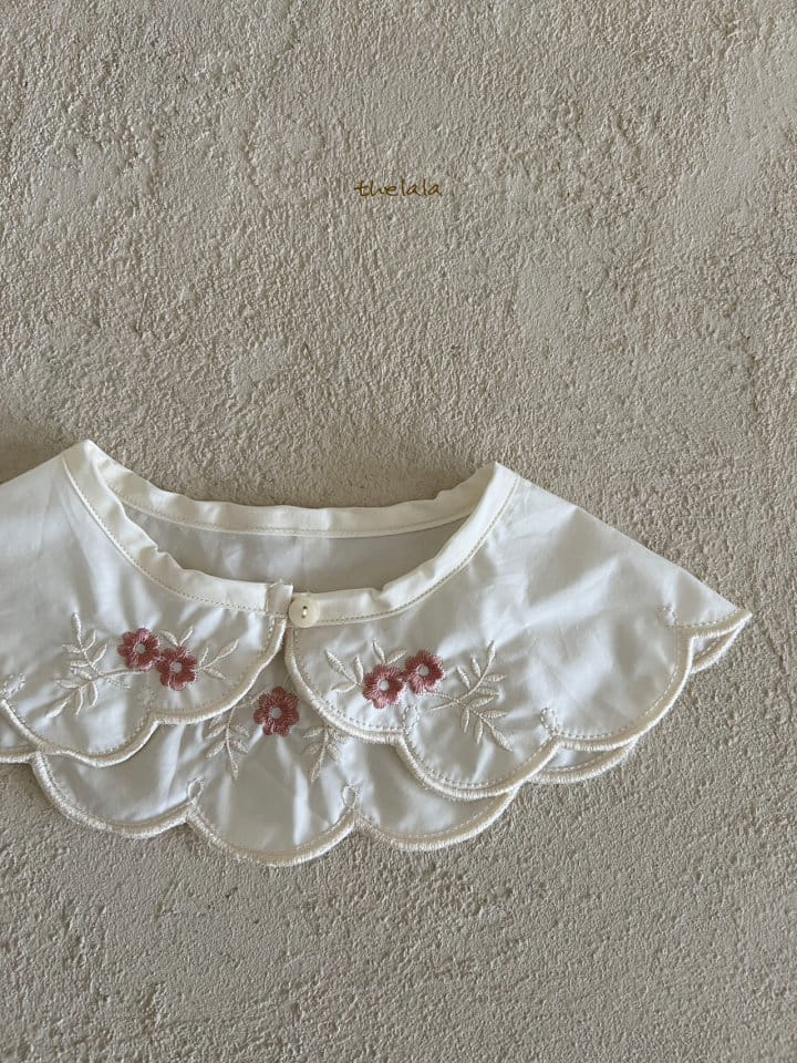 Lala - Korean Baby Fashion - #babyclothing - Embroidery Flower Cape - 10