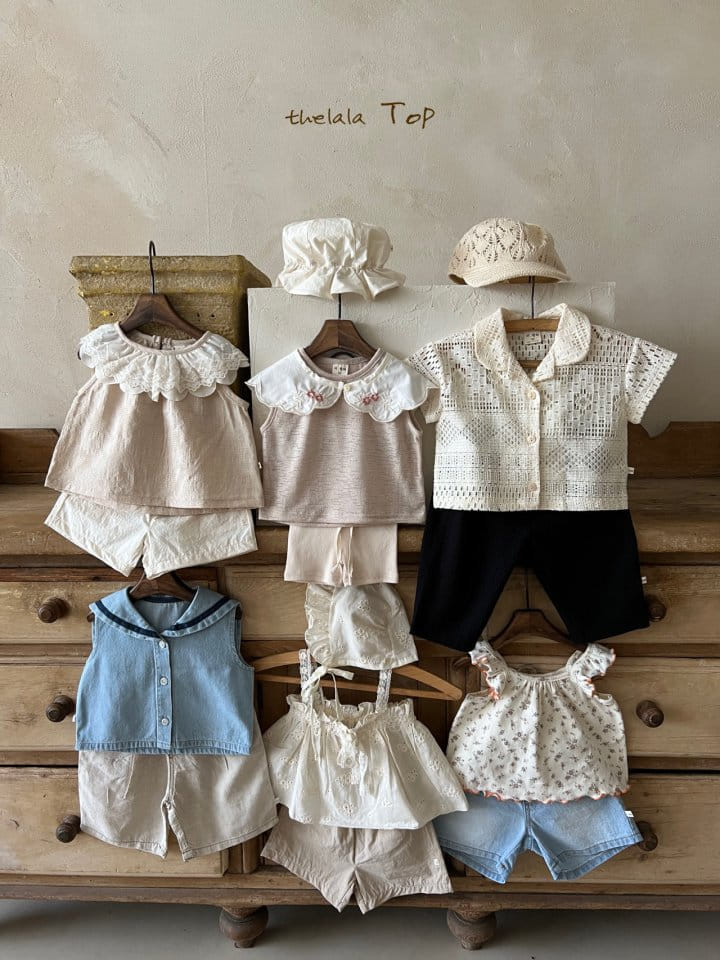 Lala - Korean Baby Fashion - #babyfashion - Embroidery Flower Cape - 11