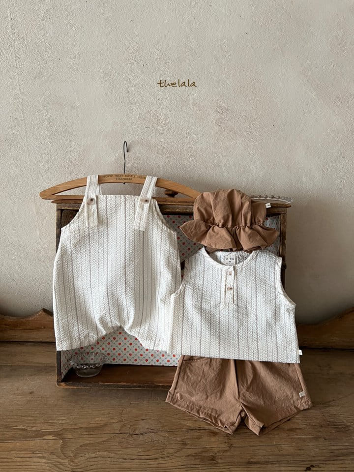 Lala - Korean Baby Fashion - #babyclothing - Jerry Dungarees Body Suit - 4