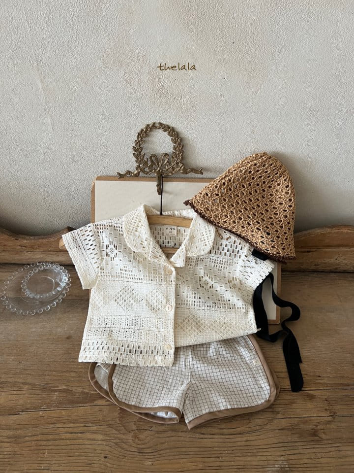 Lala - Korean Baby Fashion - #babylifestyle - Line String Bonnet - 8