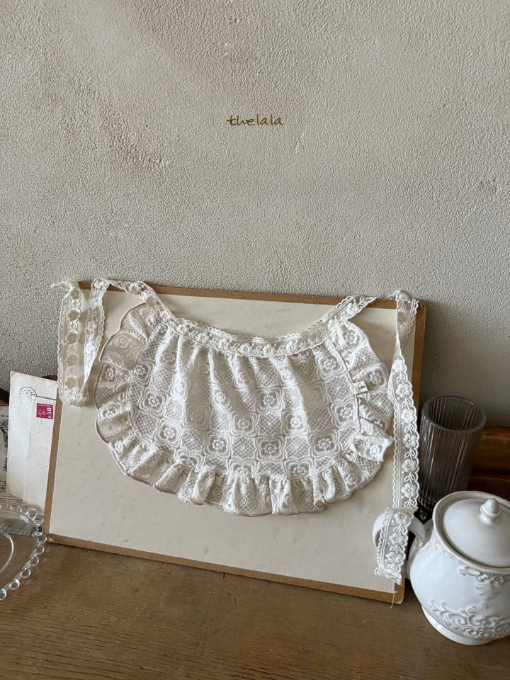 Lala - Korean Baby Fashion - #babyoutfit - Square Flower Apron - 3