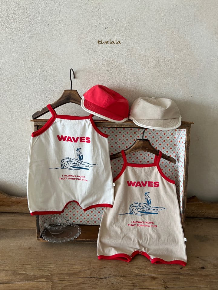 Lala - Korean Baby Fashion - #babyoutfit - Wave Body Suit - 10
