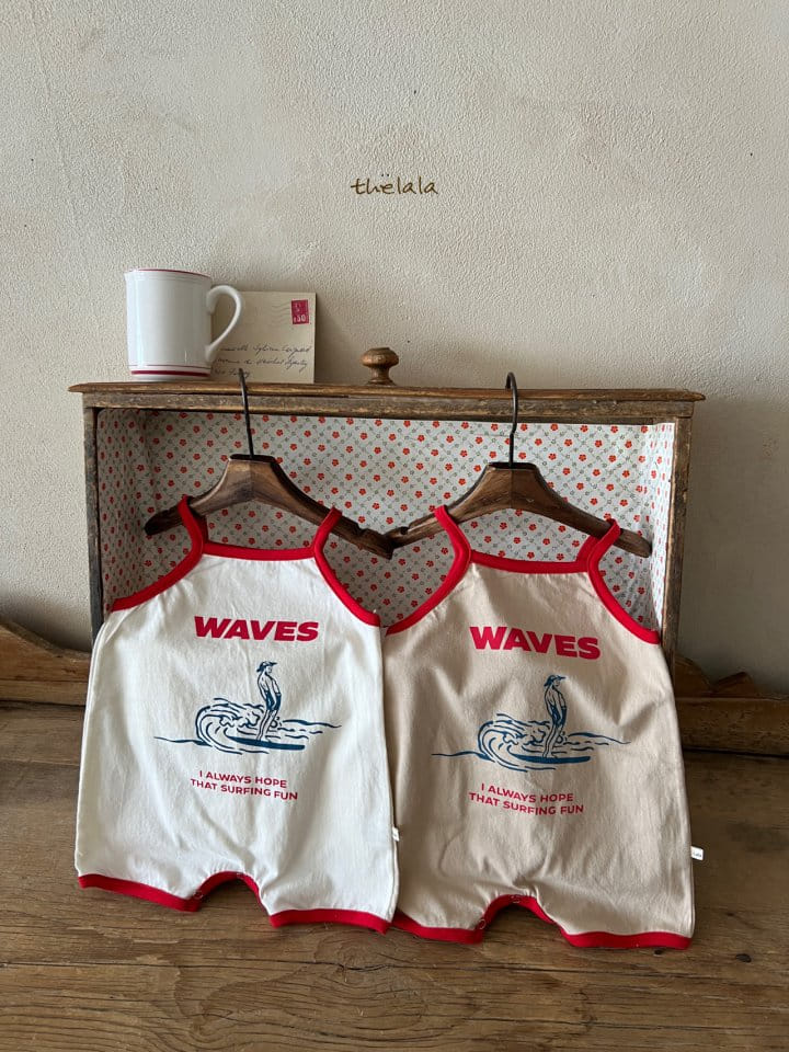 Lala - Korean Baby Fashion - #babyoutfit - Wave Body Suit - 11
