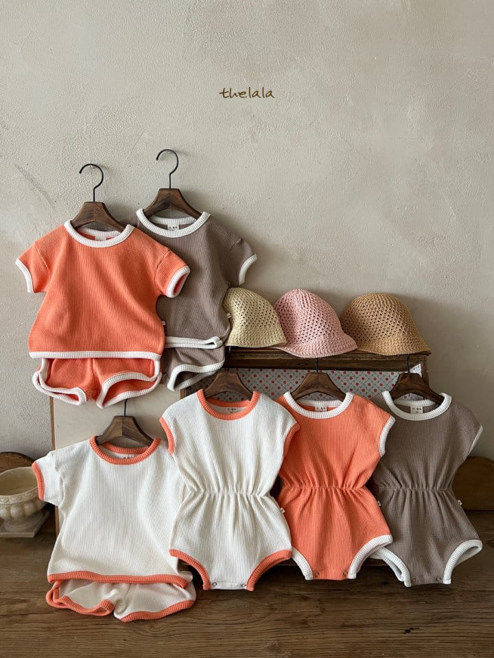 Lala - Korean Baby Fashion - #babywear - Oranc Body Suit - 3