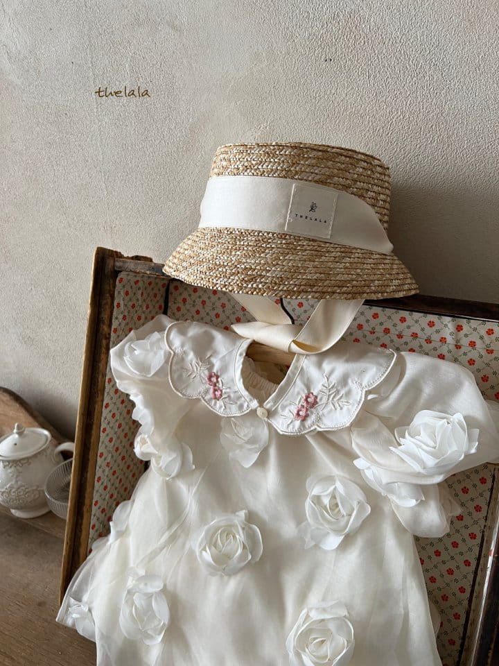Lala - Korean Baby Fashion - #onlinebabyboutique - Embroidery Flower Cape - 5