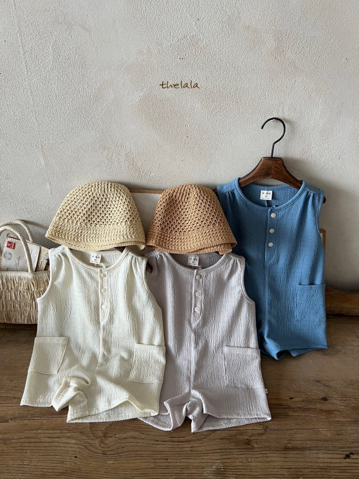 Lala - Korean Baby Fashion - #onlinebabyboutique - Ocean Body Suit - 2