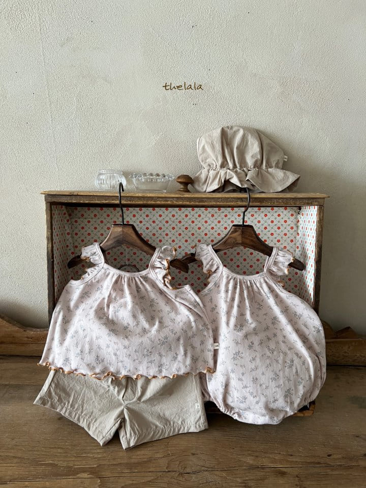 Lala - Korean Baby Fashion - #onlinebabyboutique - Mina Frill Body Suit - 6