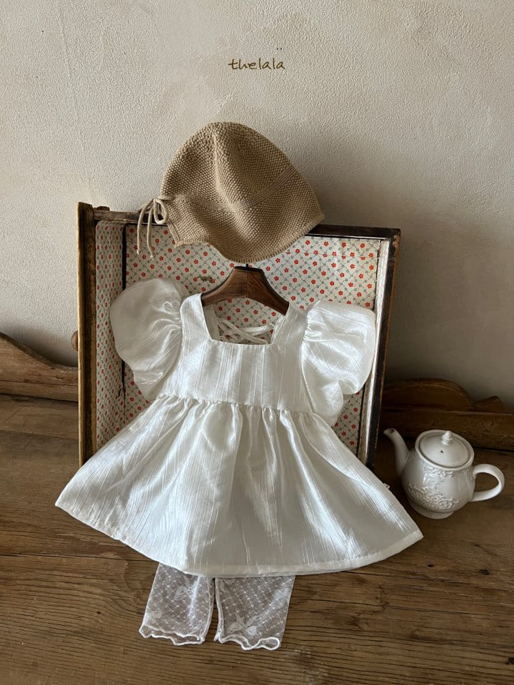 Lala - Korean Baby Fashion - #onlinebabyshop - Ribbon Cropped Shorts Leggings - 9