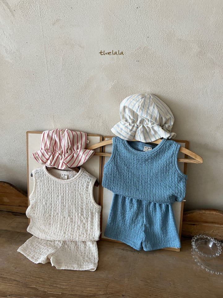 Lala - Korean Children Fashion - #kidzfashiontrend - Pocari Top Bottom Set - 4