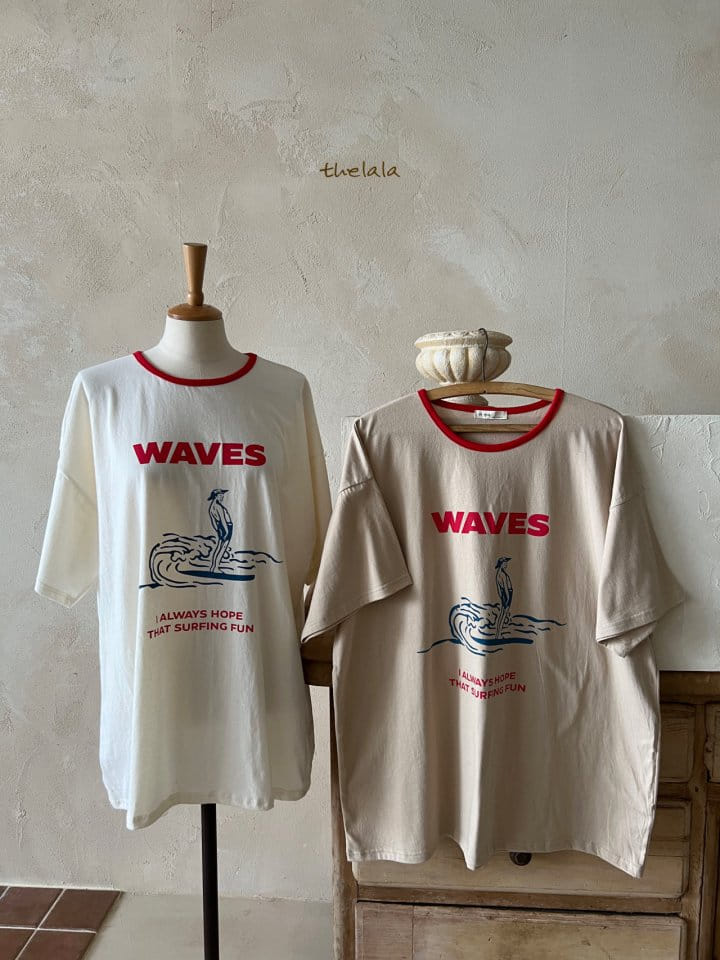 Lala - Korean Children Fashion - #Kfashion4kids - Mom Wave Tee - 7