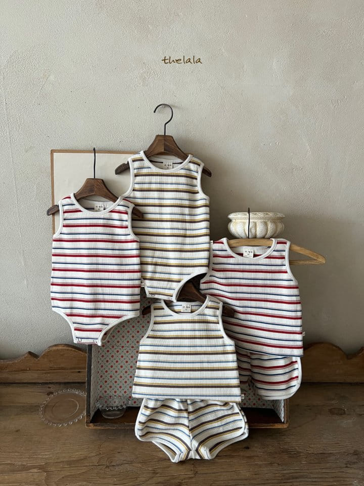 Lala - Korean Children Fashion - #childofig - Poby Top Bottom Set - 3