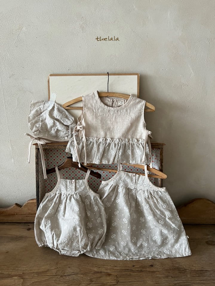 Lala - Korean Children Fashion - #childrensboutique - Buckwheat Flower One-Piece - 3