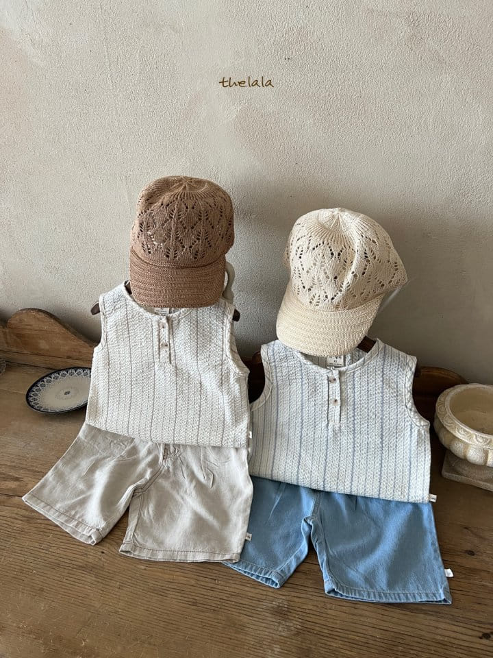 Lala - Korean Children Fashion - #childrensboutique - Jerry Sleeveless Tee