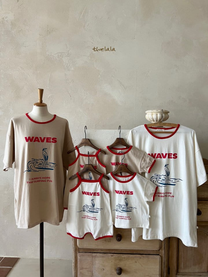 Lala - Korean Children Fashion - #discoveringself - Wave Tee - 3