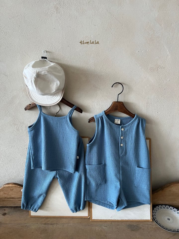 Lala - Korean Children Fashion - #fashionkids - Ocean Top Bottom Set - 8
