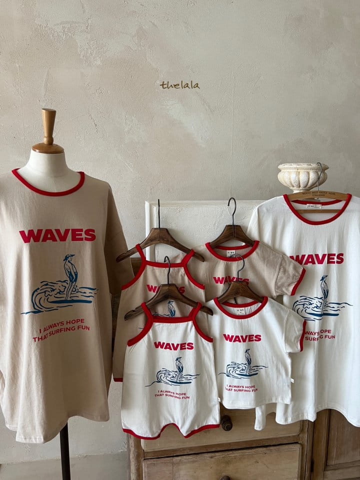 Lala - Korean Children Fashion - #discoveringself - Wave Tee - 4
