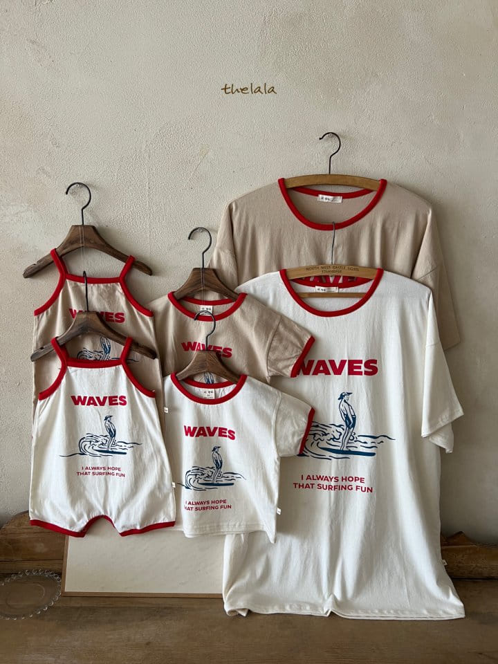 Lala - Korean Children Fashion - #fashionkids - Mom Wave Tee - 4