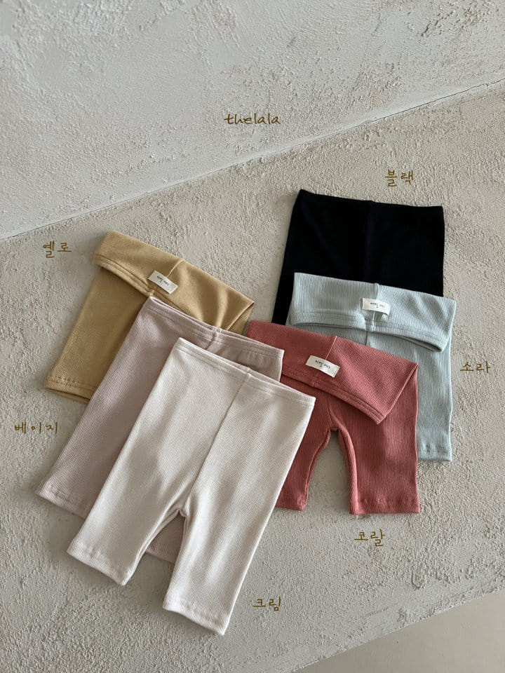 Lala - Korean Children Fashion - #kidsstore - Sui Short Leggings  - 11