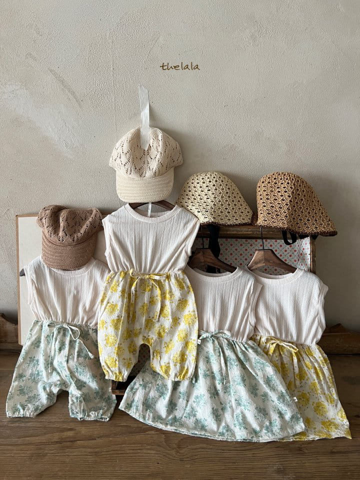 Lala - Korean Children Fashion - #kidsshorts - Forsythia One-Piece - 4