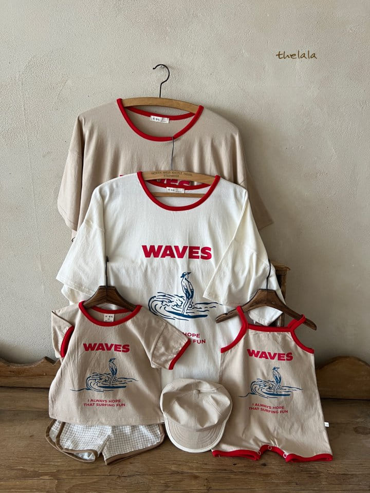 Lala - Korean Children Fashion - #kidzfashiontrend - Mom Wave Tee - 6